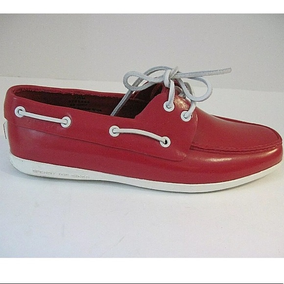 red deck shoes